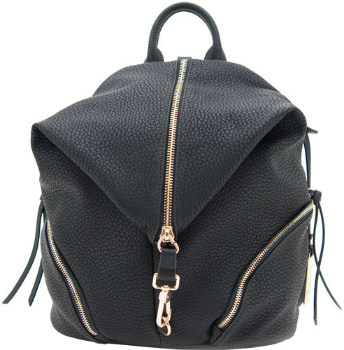 Cameleon Aurora Conceal Carry Vegan Leather Backpack - Practical Black Bag with CCW Compartment and Removable Straps