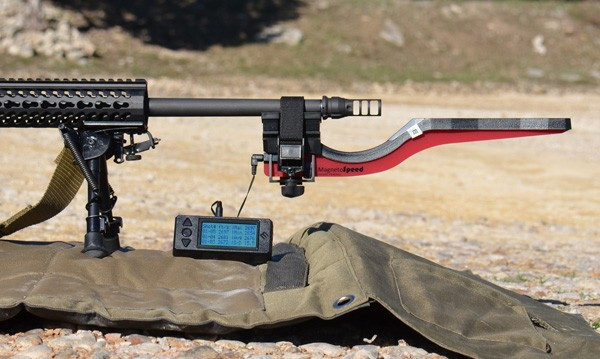 MagnetoSpeed V3 Ballistic Chronograph with Barrel Mount - Polymer, Barrel Mounted, Compatible with Air Guns