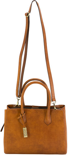 Cameleon Natalie Purse - Polished Leather Ladies Handbag in Brown