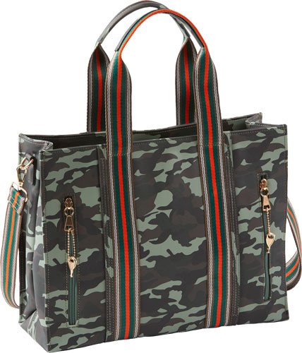 Bulldog Concealed Carry Purse - Crossbody Camo with Universal Holster, X-Large Size