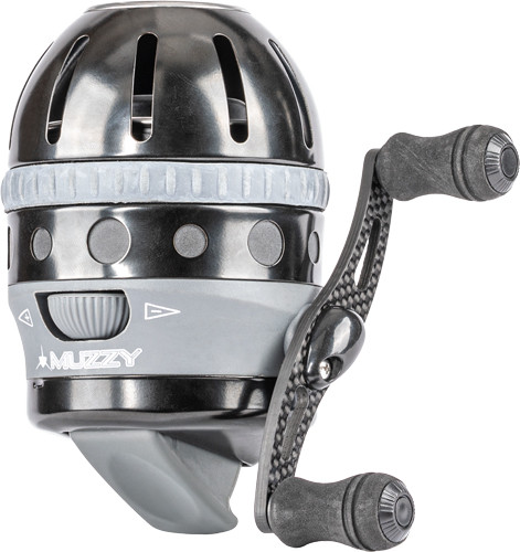 Muzzy Bowfishing Tournament with Improved Elongated Hood and 3:4:1 Gear Ratio