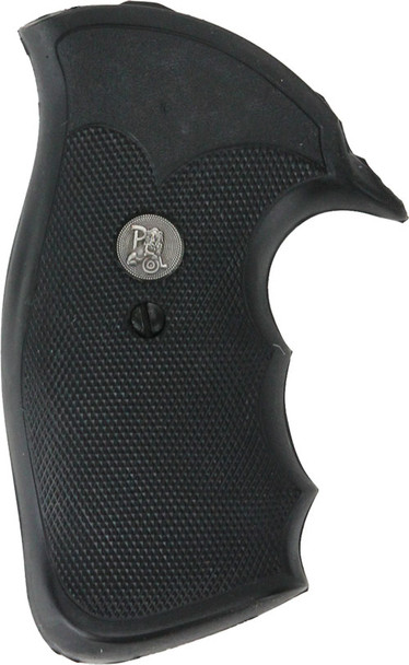 Pachmayr Gripper Decelerator for Ruger Redhawk - Black Matte Rubber Grip with Finger Grooves