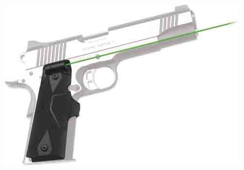 Crimson Trace LG401G Lasergrips for 1911 Full Size Pistols with Green Laser Technology