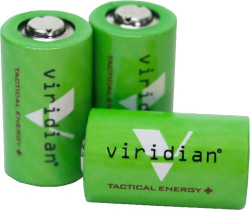 Viridian Lithium Battery CR2 (Part Number 350-0004) for Laser Sights, Weapon Lights, and Flashlights – 3 Pack