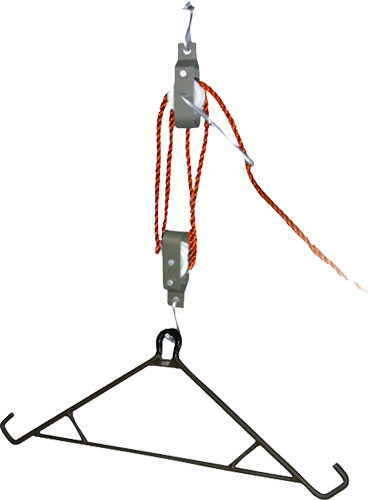 HME Products GHG4 Skinning Gambrel & Hoist with 4:1 Weight Reduction Pulley System