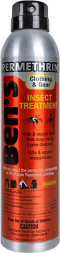 ARB Ben's Clothing and Gear Insect Repellent Spray - 6 oz with Permethrin for Clothing & Tents
