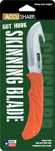Fortune Products (Accusharp) ACCUSHARP Gut-Hook Knife 3.5" with Slip Grip Handle