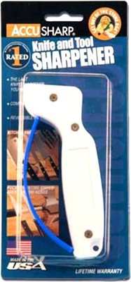 Fortune Products Accusharp Knife Sharpener - Model F001 for Precision Edge Maintenance