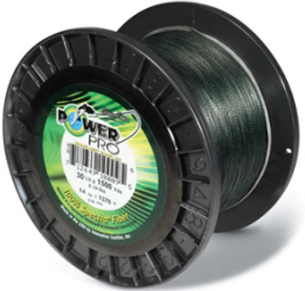 Power Pro Line PWR PRO 40 lb Green Monofilament Fishing Line, 1500 Yards