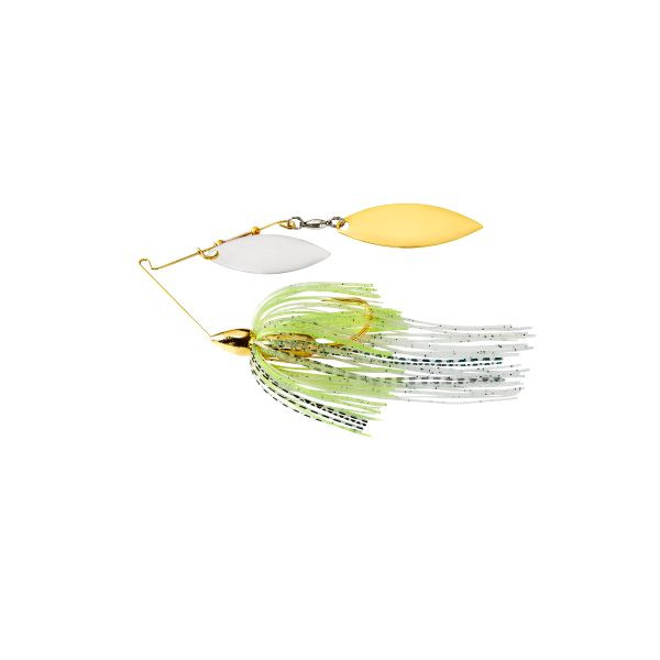 War Eagle Spinner Baits WE12SEGW09 Scream Eagle Gold Double Willow Spinnerbait with Spot Remover