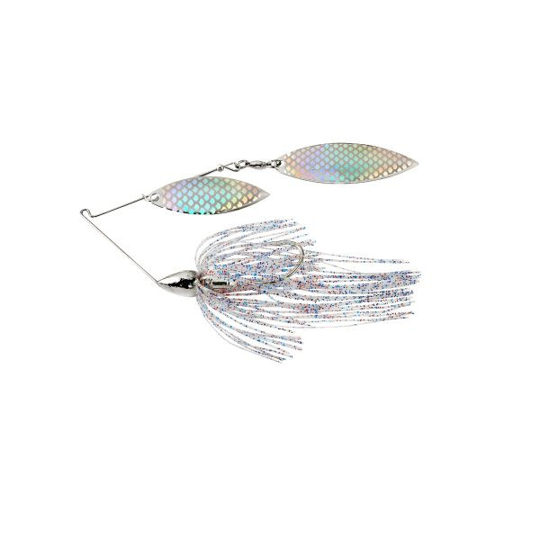 War Eagle Spinner Baits Nickel Frame Double Willow Spinnerbait Firecracker - Part Number WE12NW07