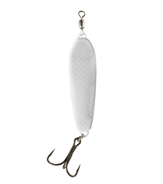 War Eagle Spinner Baits WE12JS301 Jiggin Spoon White for Freshwater Fishing