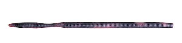 GSM Fishing 10" Oki Worm Floater Red Shad - 6-Pack