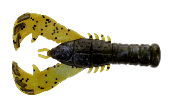 GSM Fishing 3-Inch Yama Craw Blue Craw Soft Baits (8 Pack) for Freshwater and Saltwater Fishing