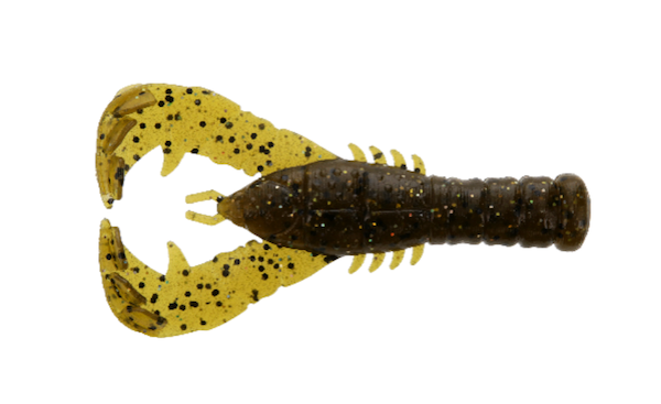 GSM Fishing 3-Inch Yama Craw Pumpkin Magic Baits (8 Pack) - Effective Soft Plastic Lures