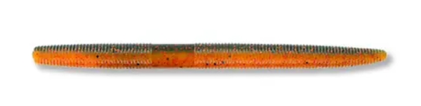 GSM Fishing YAM-9S-10-956 4-inch Senko Watermelon with Copper Flake and Orange with Red Flake, 10 Pack