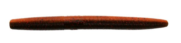 GSM Fishing 5" Fat Senko Watermelon with Copper, Orange, and Red - 10 Pack