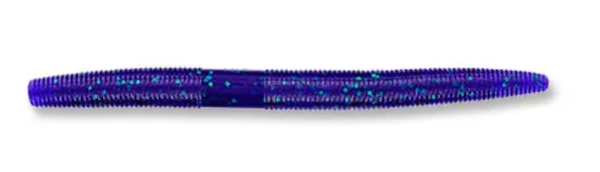GSM Fishing YAMA 5-Inch Senko June Bug Purple with Emerald Flake (10 Pack)