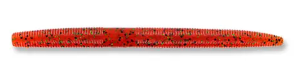 GSM Fishing YAMA 5-inch Senko Pumpkin with Black & Green Flake (10 Pack)