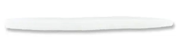 GSM Fishing YAMA 5-Inch Senko Worms Cream White - 10 Pack