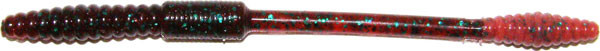 GSM Fishing BB Squirrel Tail Worm 6-Inch Redbug – 10 Pack