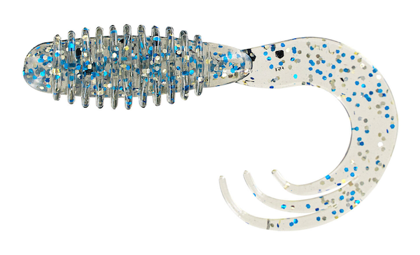 GSM Fishing BB 2-Inch Ring Triple Tip Grub for Blue Gill - 10 Pack