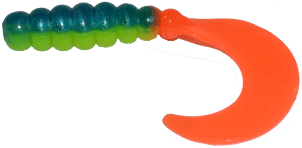 GSM Fishing BB 2-Inch Fat Grub Bait - 10 Pack Parrot Color