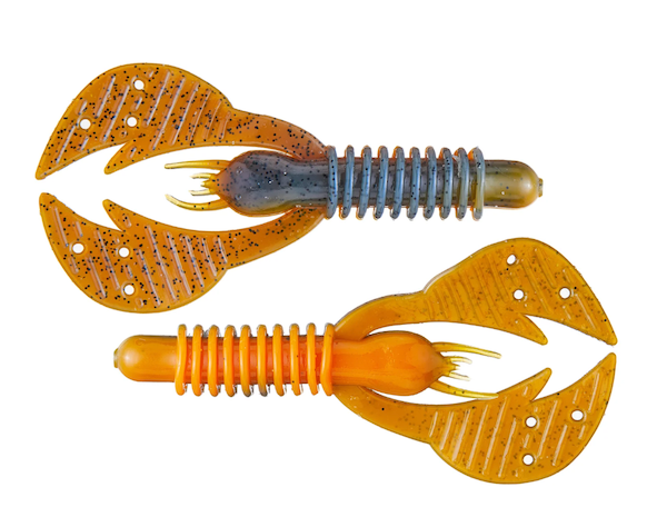 GSM Fishing 3.75-inch Kamikaze Craw / Crawdad Baits (6-Pack) - Effective Soft Plastic Lures