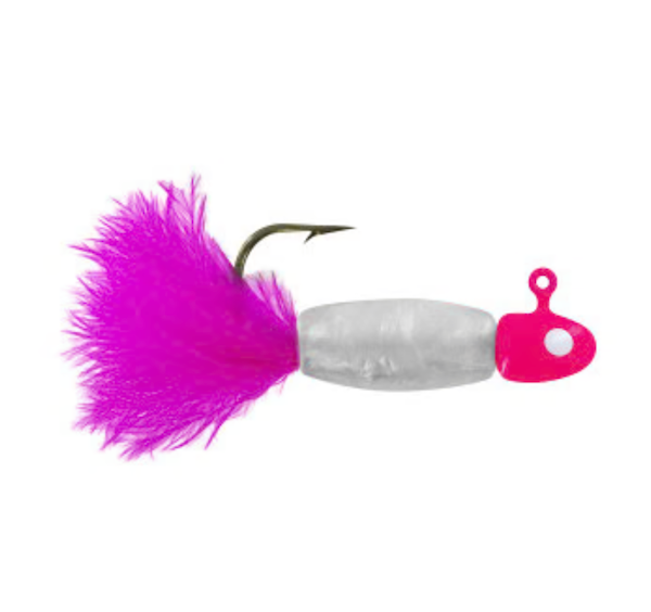GSM Fishing 1.5-Inch Lindner Panfish Special Plastic Pink Tail - 5 Pack