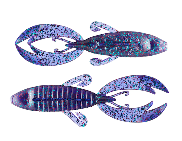 GSM Fishing 5-Inch Rojas Fighting Frog JuneBug Red Lures - Pack of 5