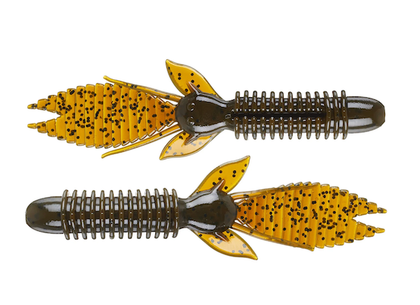 GSM Fishing 4.5-Inch BFE Green Pumpkin Soft Plastics (6 Pack)