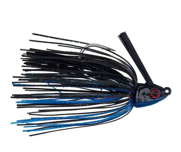 GSM Fishing RL DL Deflect Swimjig 3/8 oz. Black/Blue – Versatile Saltwater and Freshwater Lure