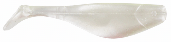 GSM Fishing 4-inch Shad Pearl Soft Baits (10 Pack) - Versatile Lure for Freshwater and Saltwater Fishing