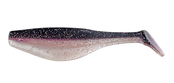 GSM Fishing 4-Inch Shad Lures in Blue Silver - Pack of 10