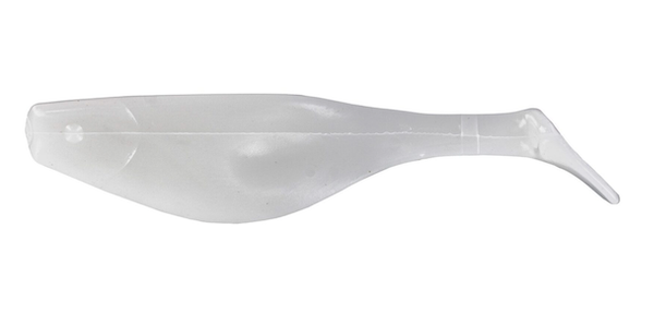GSM Fishing 3" Shad White - Pack of 10