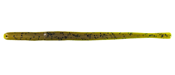 GSM Fishing 5" SCENTSATION Cliffhanger Worm Green Pumpkin/Chartreuse, Pack of 10