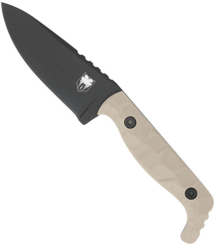Cobratec Knives Kingpin 4-Inch Fixed Blade Knife with D2 Steel and G-10 Handle
