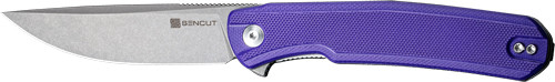 SENCUT Scitus Knife with 3.47-inch D2 Blade and Purple G-10 Handle