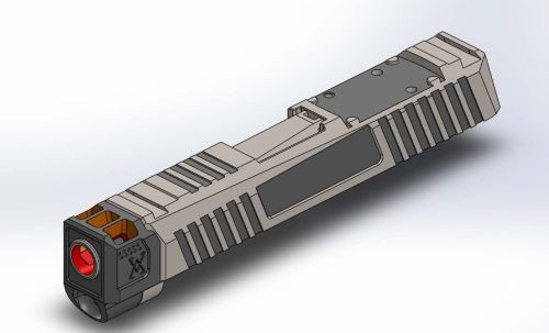 True Precision SIG P365 Thrust Compensator in Copper/Black – 9mm Luger