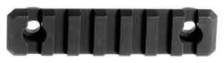 Troy Industries T11492 3.2-Inch Black Aluminum Rail Section for AR-15 and M-LOK Accessories