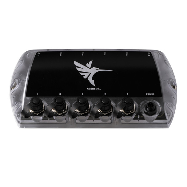 Humminbird AS-ETH-5PGL 5 Port Ethernet Switch for Fish Finder Networks