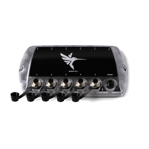 Humminbird AS-ETH-5PGL 5 Port Ethernet Switch for Fish Finder Networks