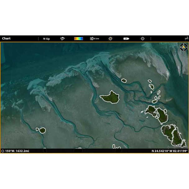 Humminbird CoastMaster Premium Edition Florida Version 1 Fish-Navigation Chart