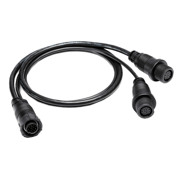 Humminbird 14 ft ID SIDB Y Side Imaging & 2D Splitter Cable for SOLIX and APEX Models