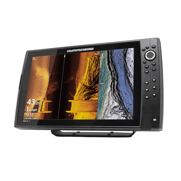 Humminbird HELIX 15 CHIRP MEGA SI+ GPS G4N Control Head Only – High-Resolution Fish Finder and Navigation System