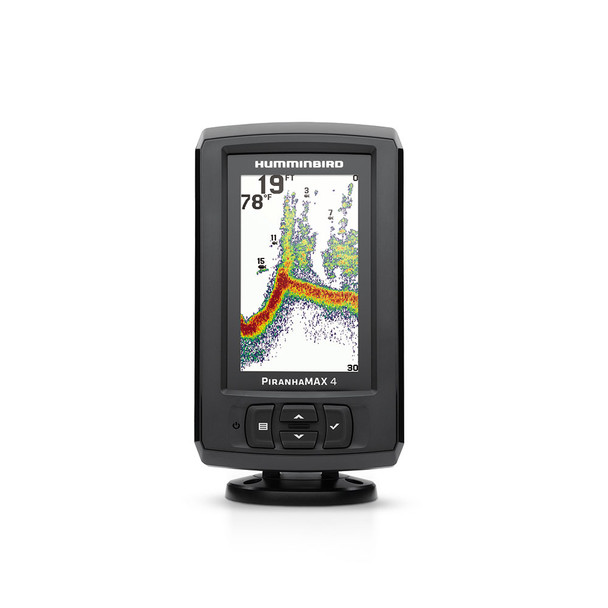 Humminbird Piranhamax 4 Fish Finder with 4.3-Inch Color LCD and Dual Beam Sonar