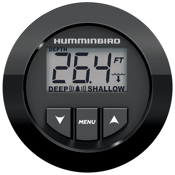 Humminbird HDR 650 In-Dash Digital Depthsounder with Transom Mount Transducer