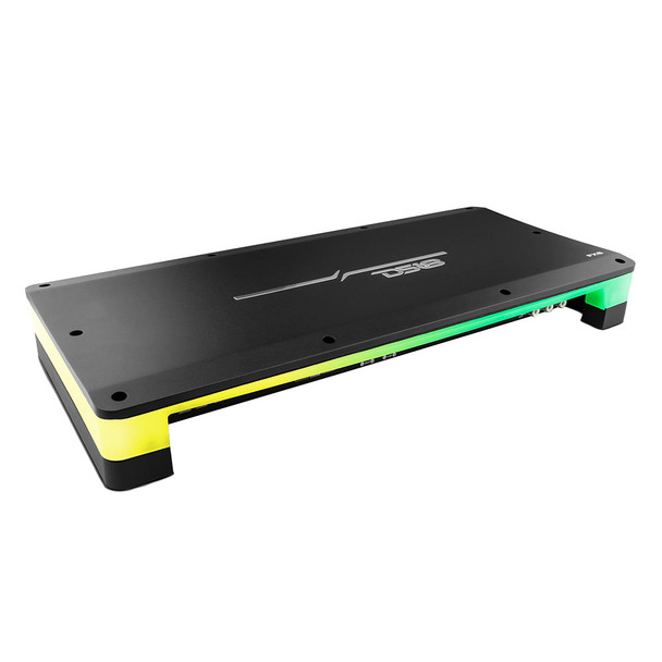 DS18 Audio FX6 6-Channel Class D Amplifier with Acrylic Cover and RGB LED Lights
