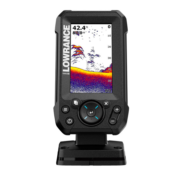 Lowrance Eagle 4x Sonar Fishfinder with IPS Screen and Wide-Angle Sonar