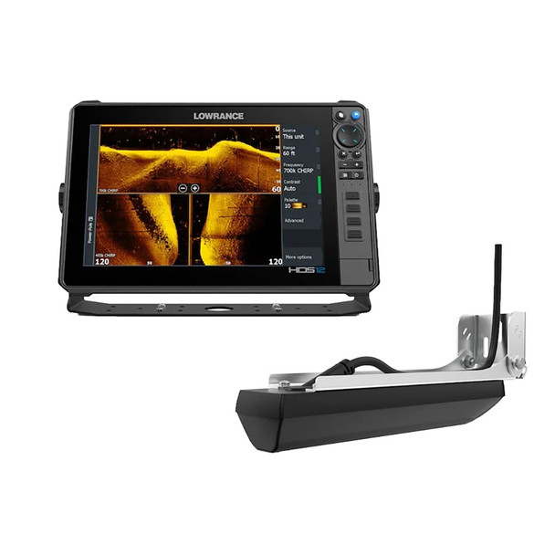 Lowrance HDS PRO 12 Fishfinder and Chartplotter with Preloaded C-MAP DISCOVER and Active Imaging HD Transducer